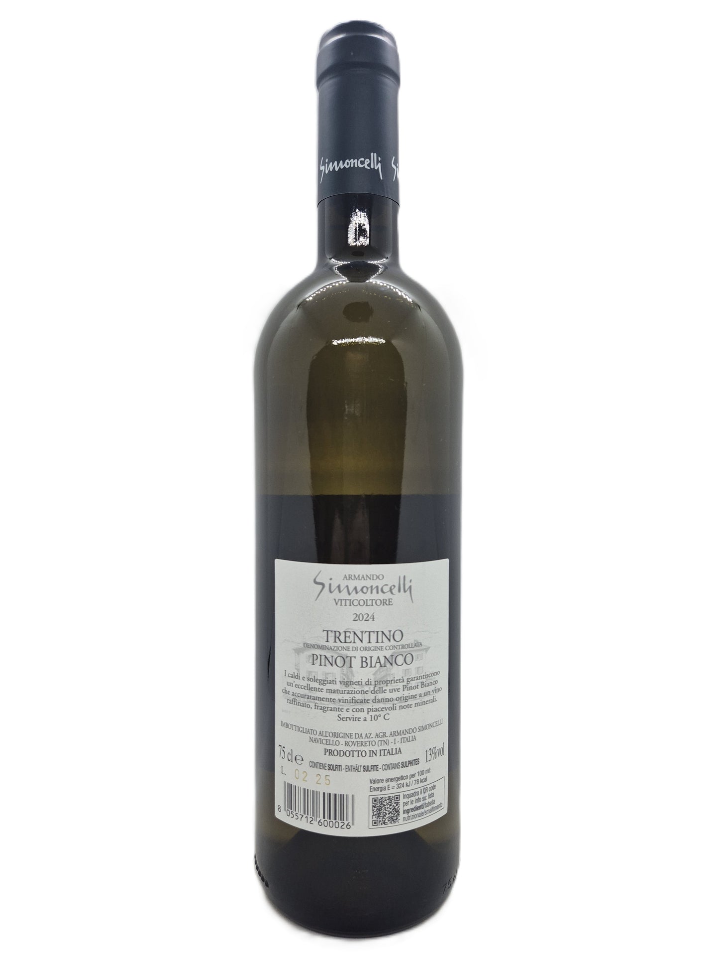 Trentino Pinot Bianco doc 2024 Armando Simoncelli