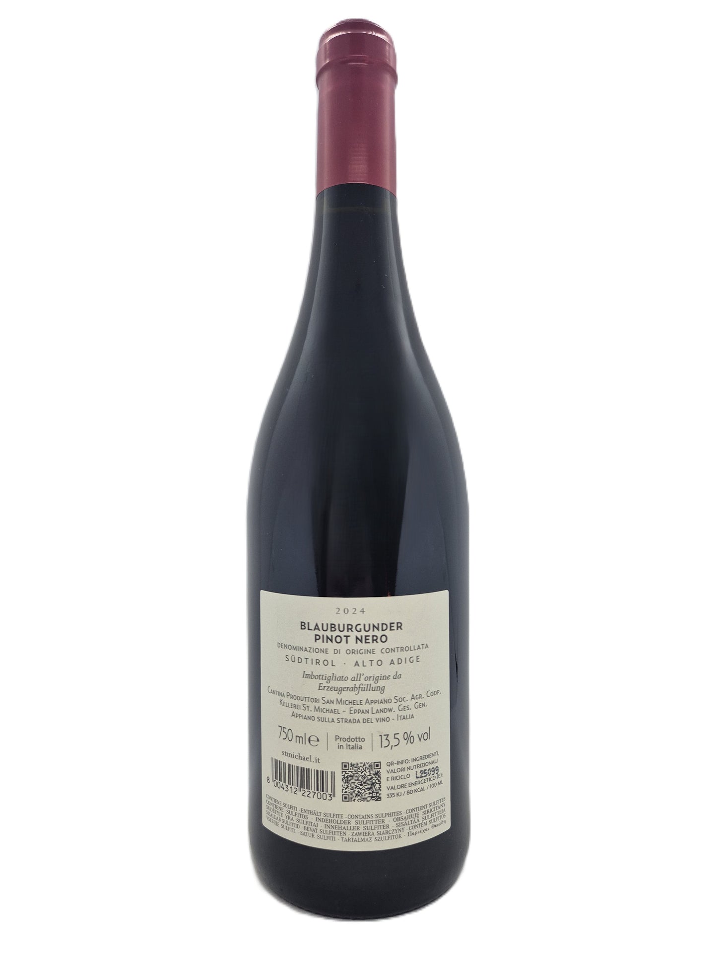 Alto Adige doc 2024 Pinot Nero St. Michael - Eppan Cantina