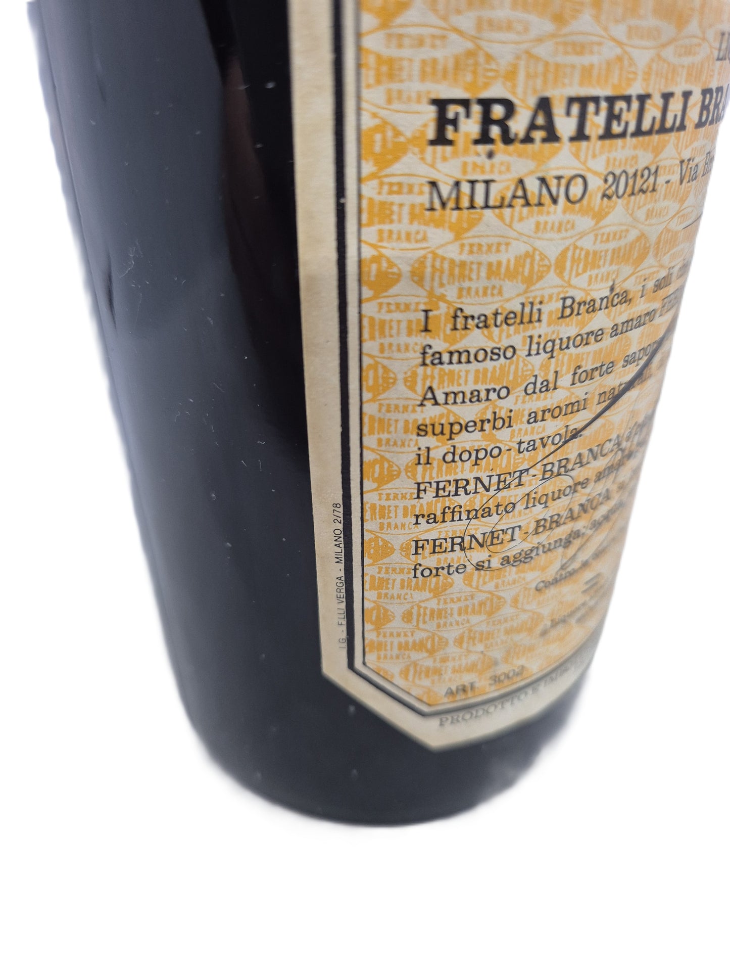 Fernet Branca 02/1978 Fratelli Branca distillerie