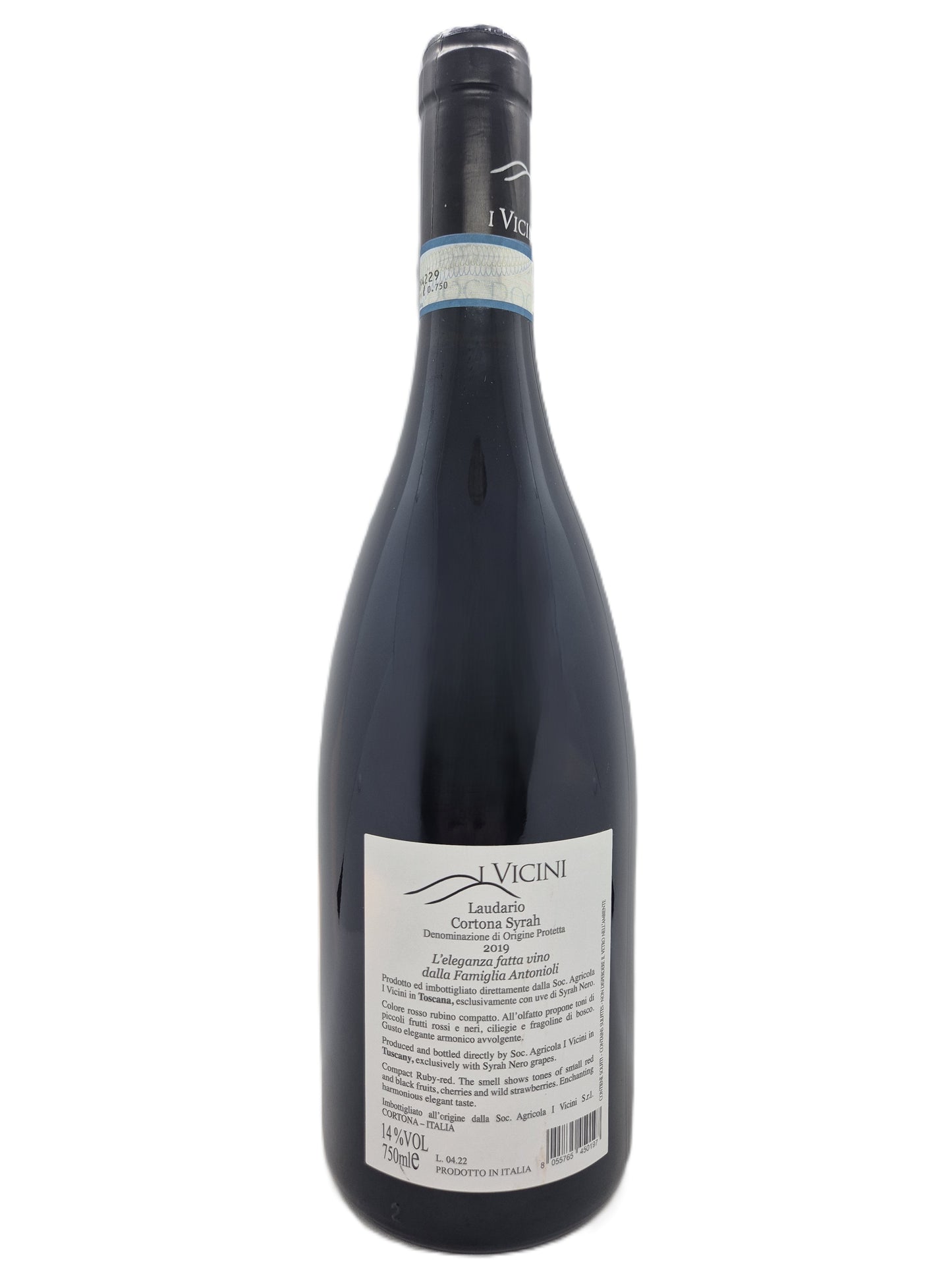 Laudario Syrah Cortona D.O.P. 2019 Az. Agr. I Vicini