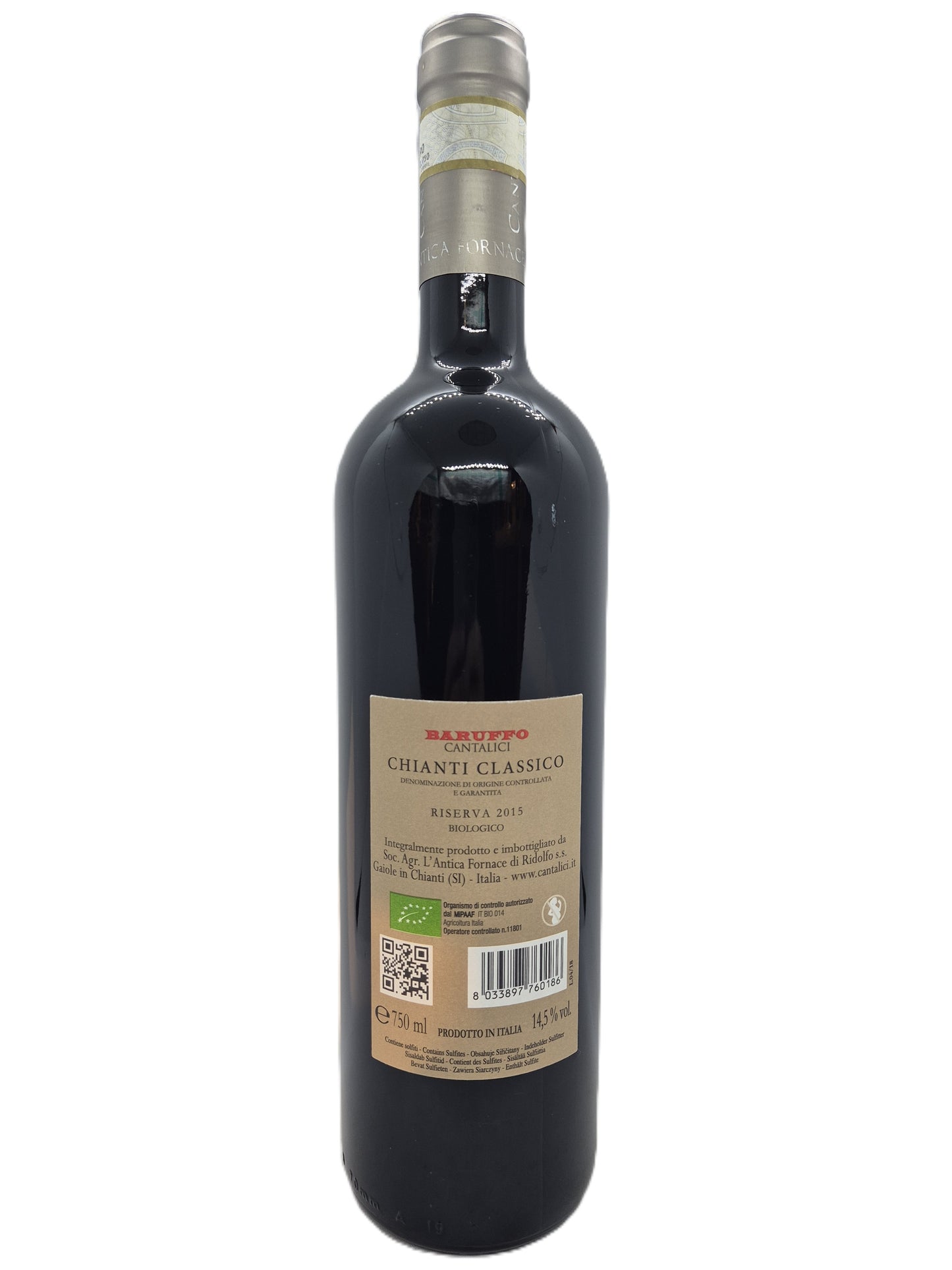Chianti Classico Riserva docg 2015 "Baruffo" Cantalici