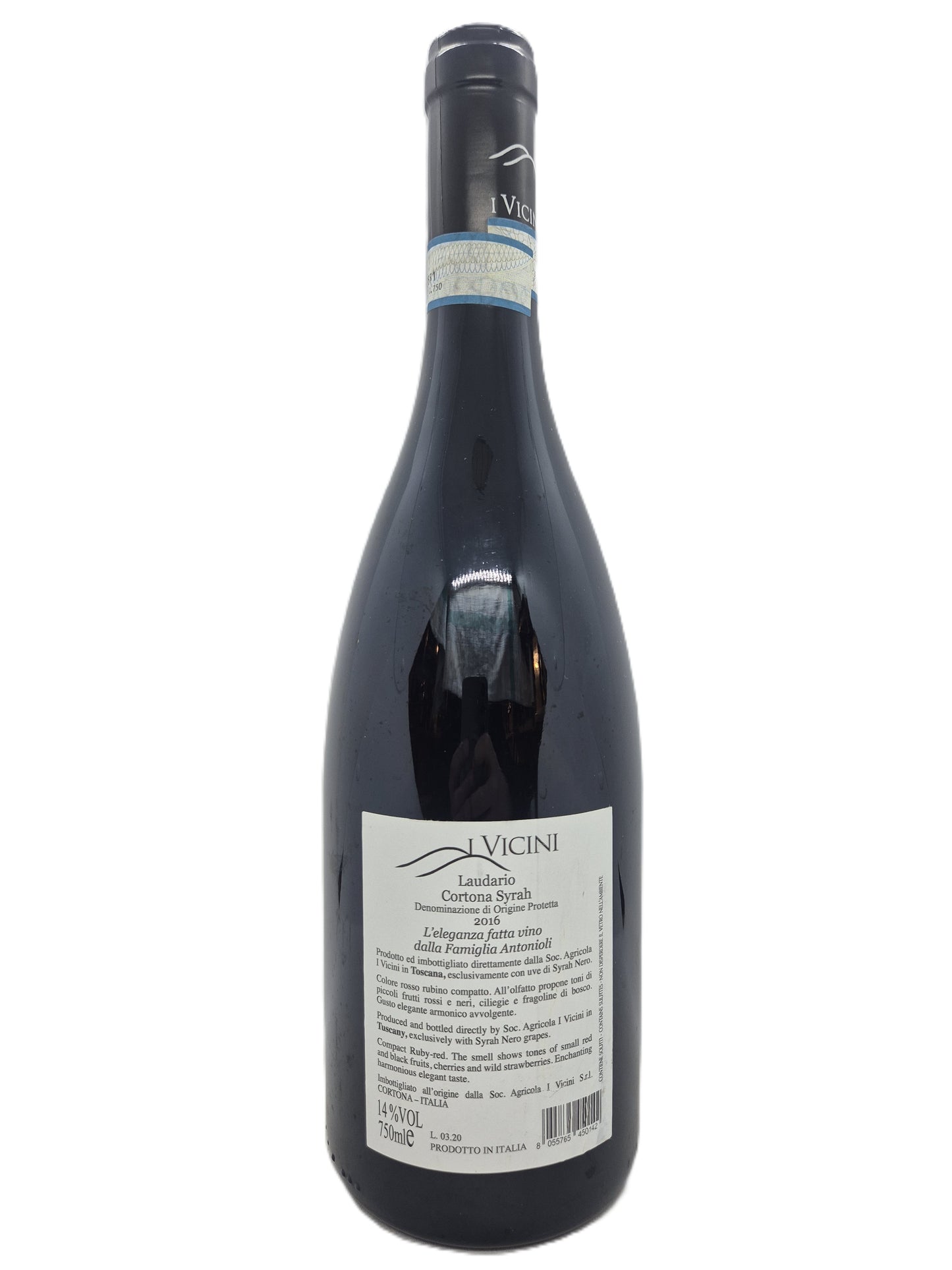 Laudario Syrah Cortona D.O.P. 2016 Az. Agr. I Vicini