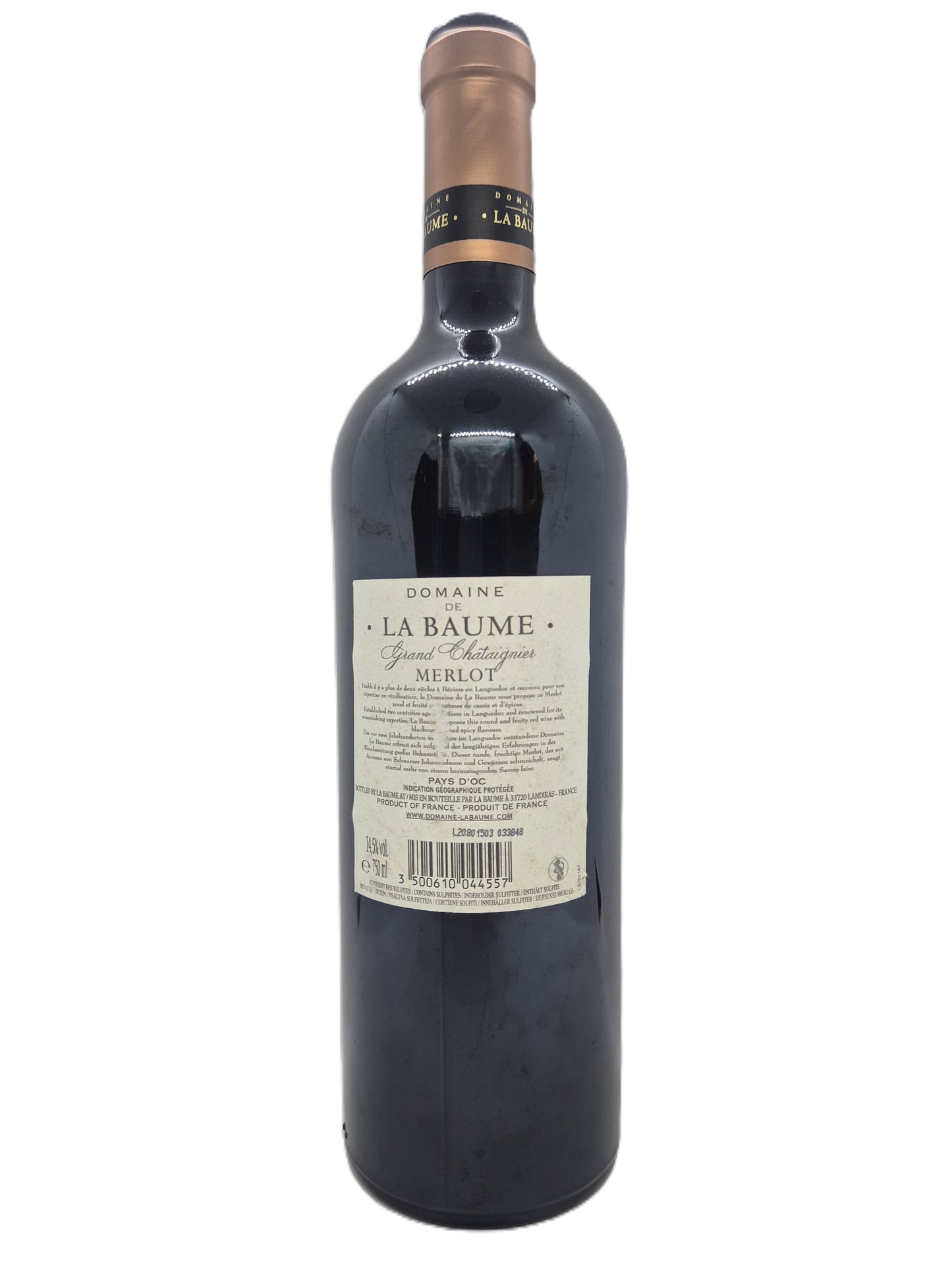 Merlot IGP 2021 Domaine de La Baume