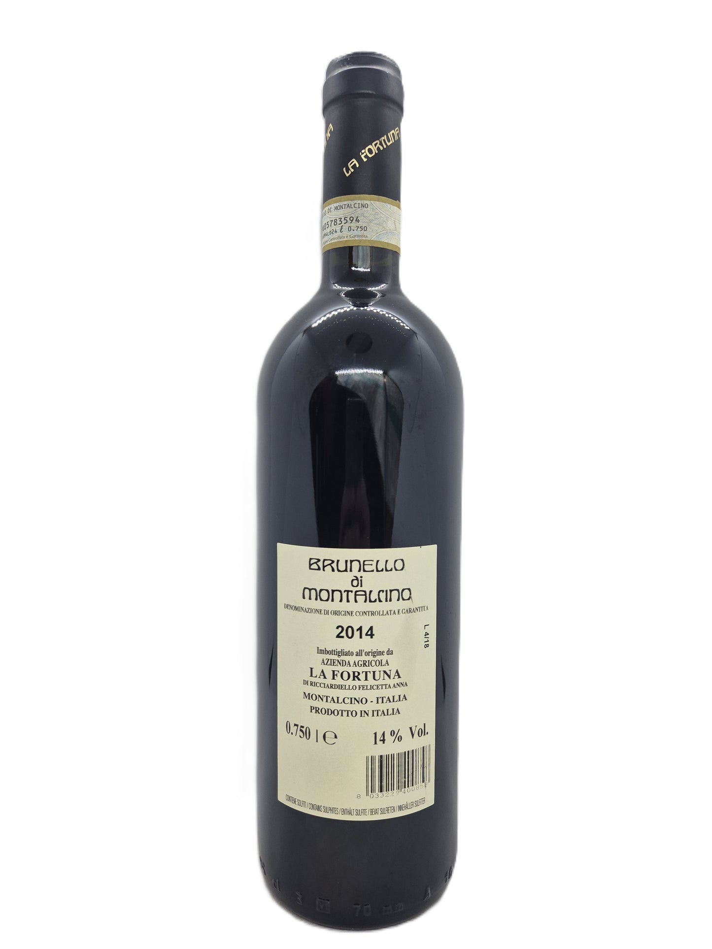 Brunello di Montalcino docg 2014 La Fortuna