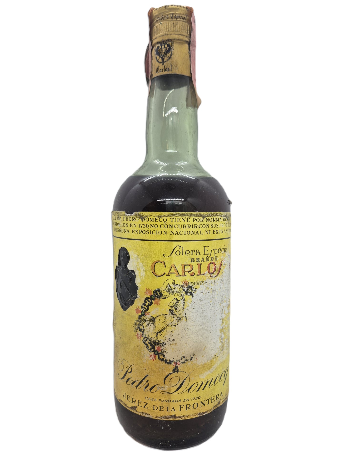 Carlos I Solera especial brandy de Jerez de la Frontera Domecq