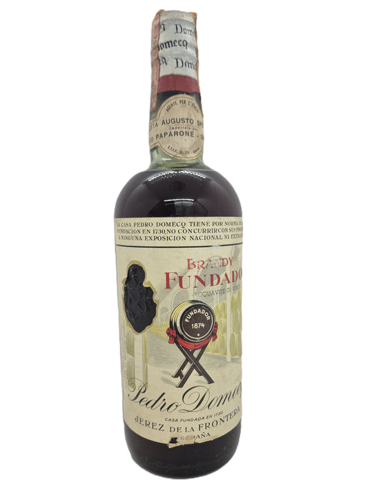 Fundador brandy Jerez de la Frontera Pedro Domecq 75 Cl. 40%