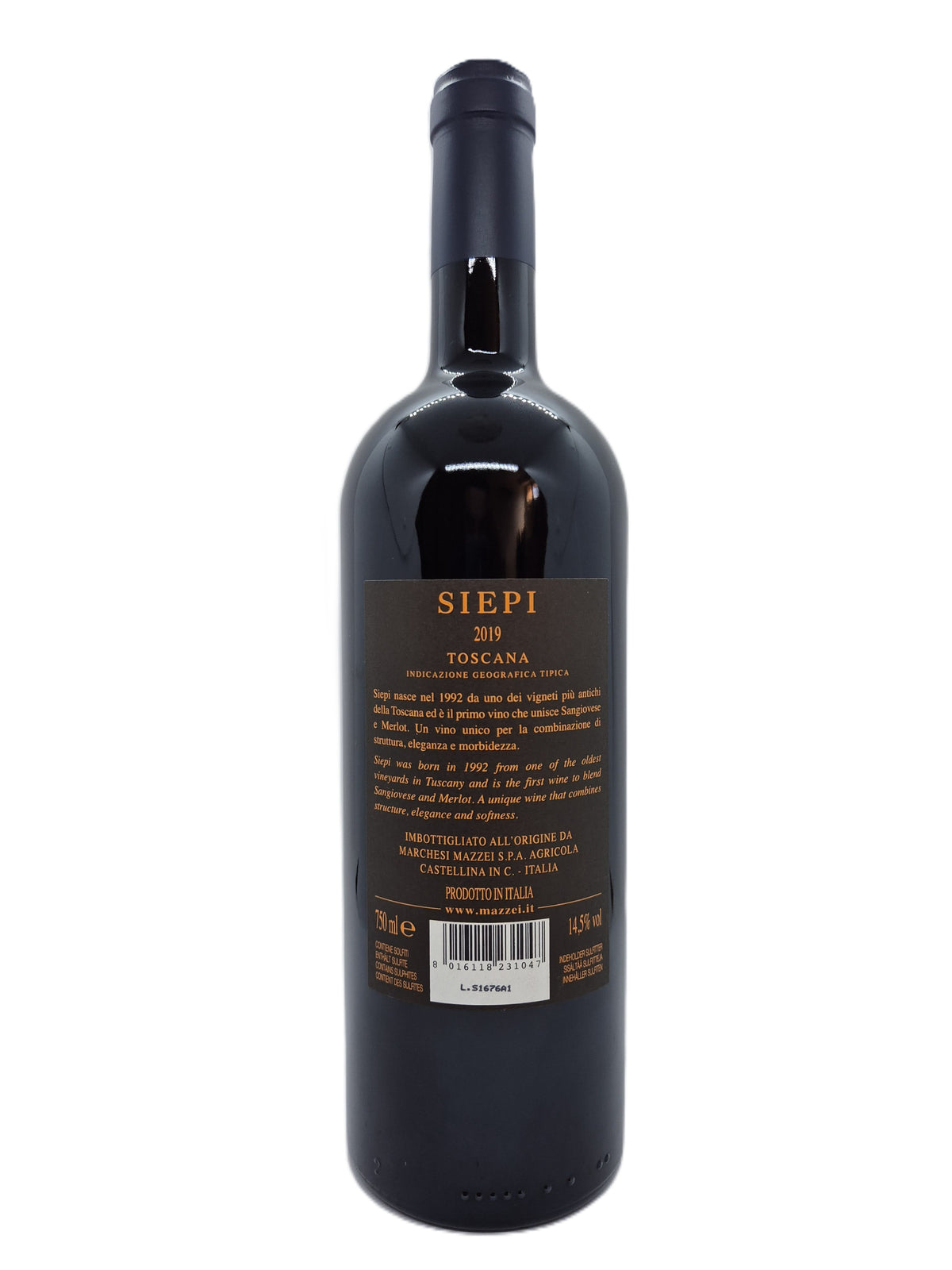 Toscana Igt Siepi 2019 Mazzei