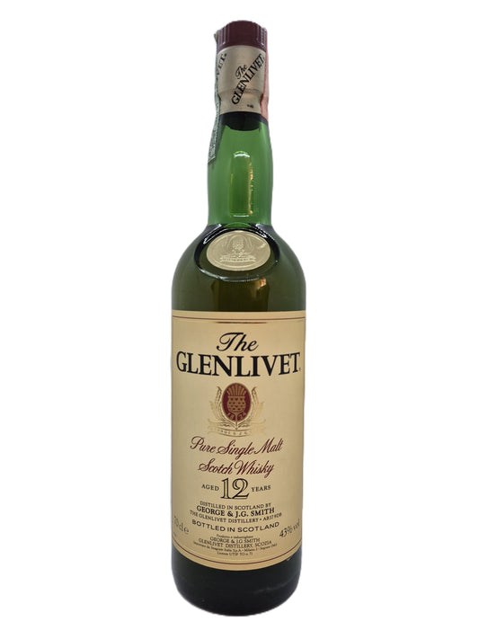 The Glenlivet aged 12 years pure single Malt Scotch Whisky
