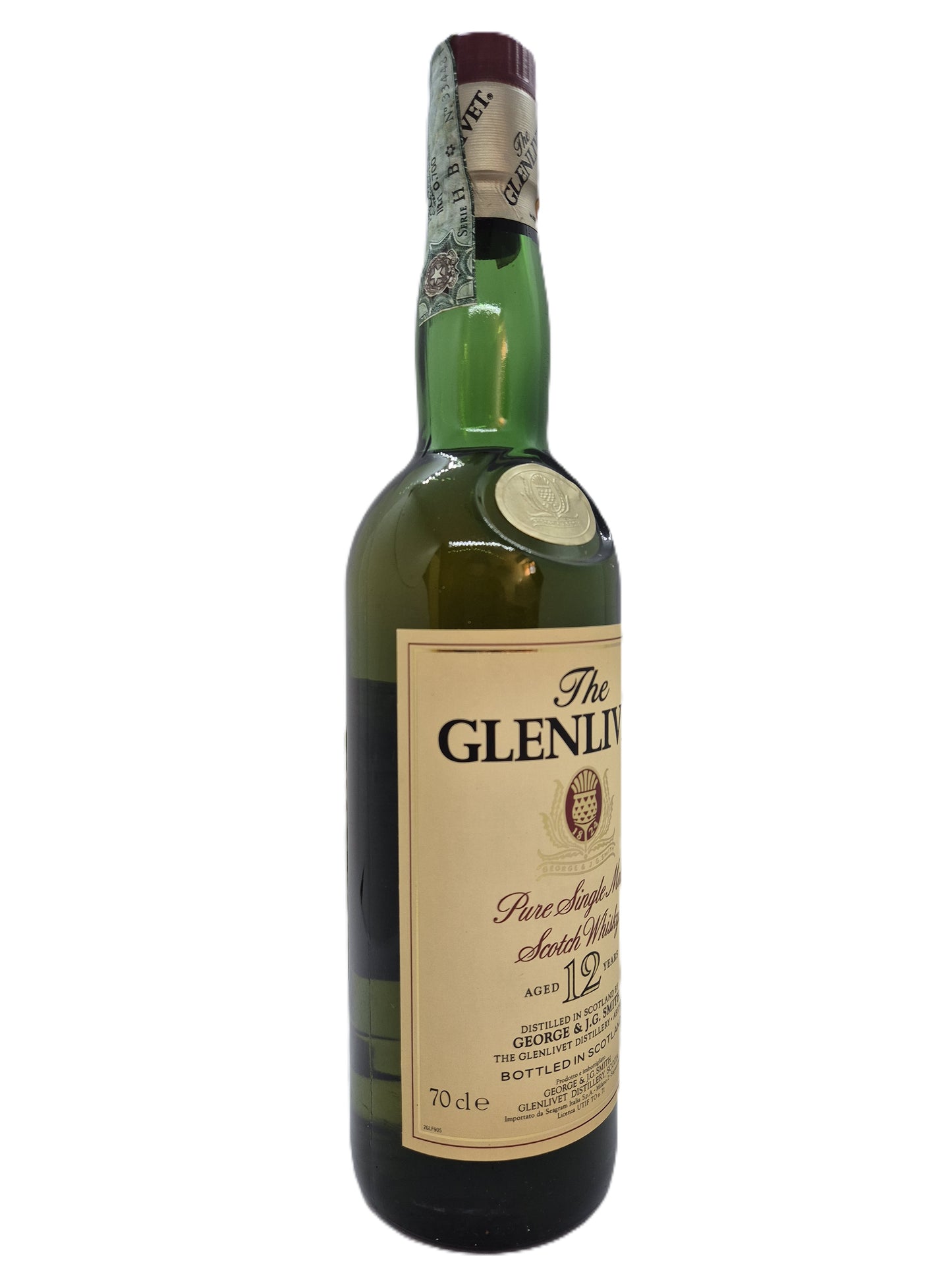 The Glenlivet aged 12 years pure single Malt Scotch Whisky