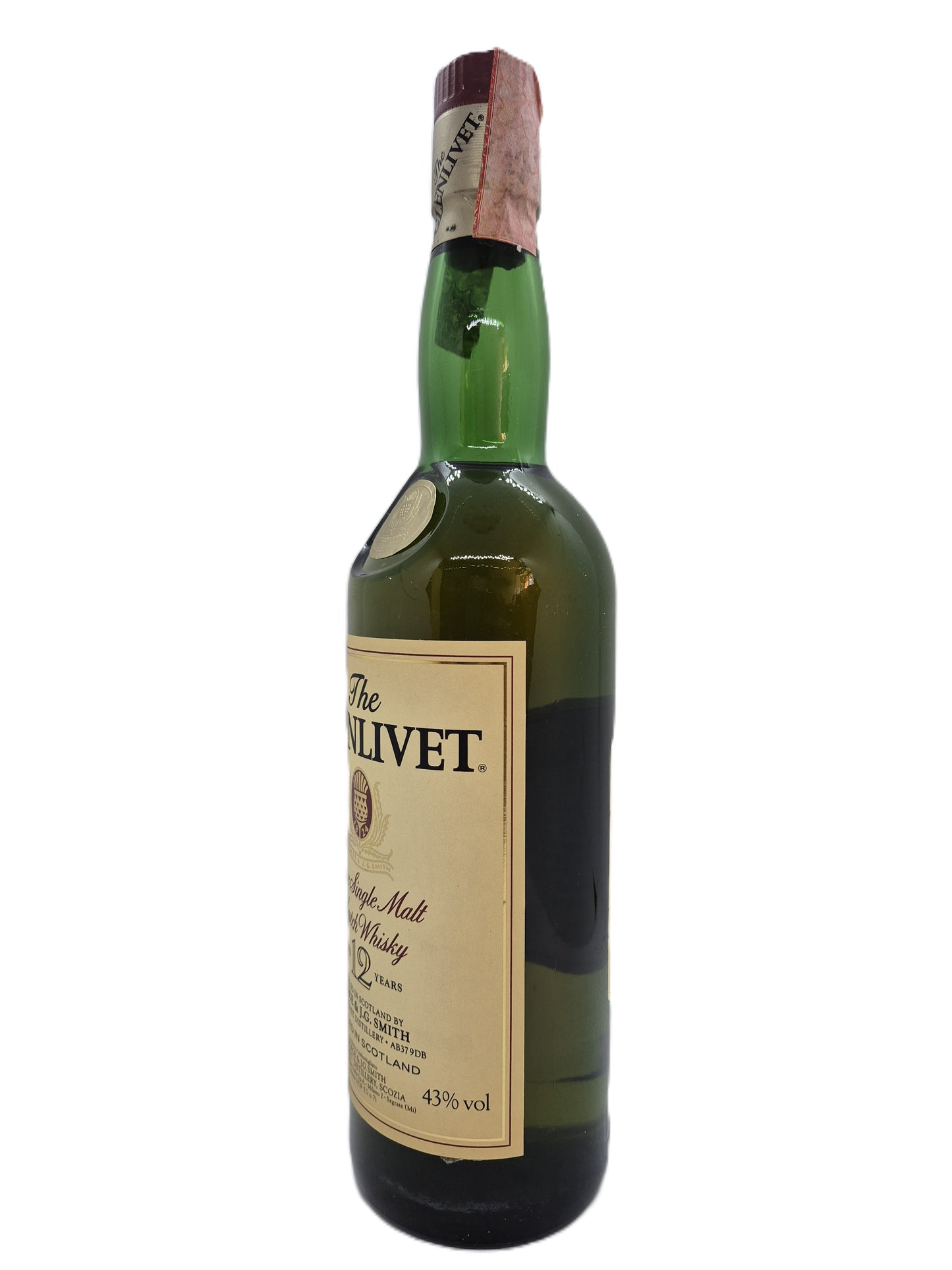 The Glenlivet aged 12 years pure single Malt Scotch Whisky