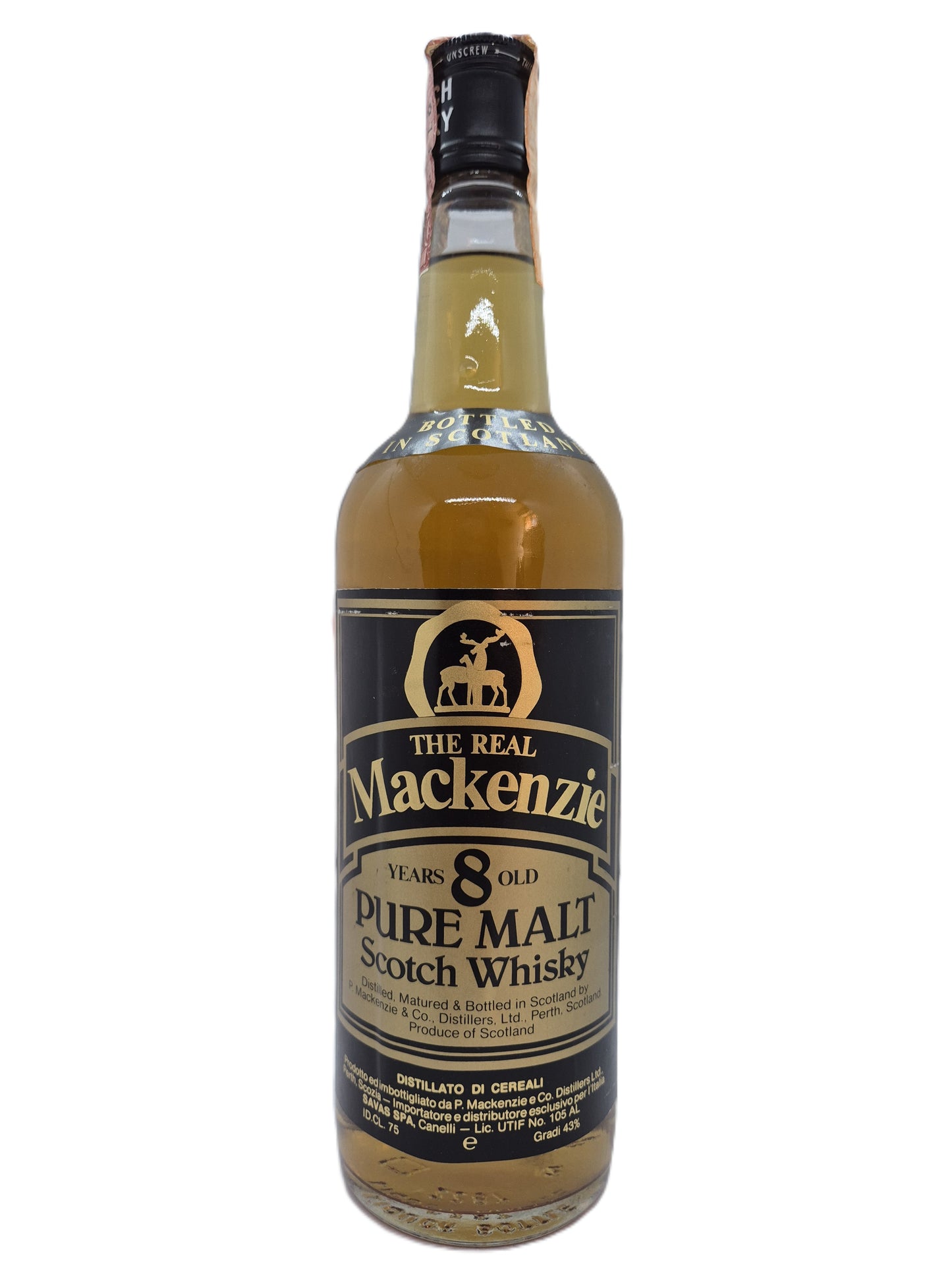 The Real Mackenzie 8 years old pure malt scotch whisky