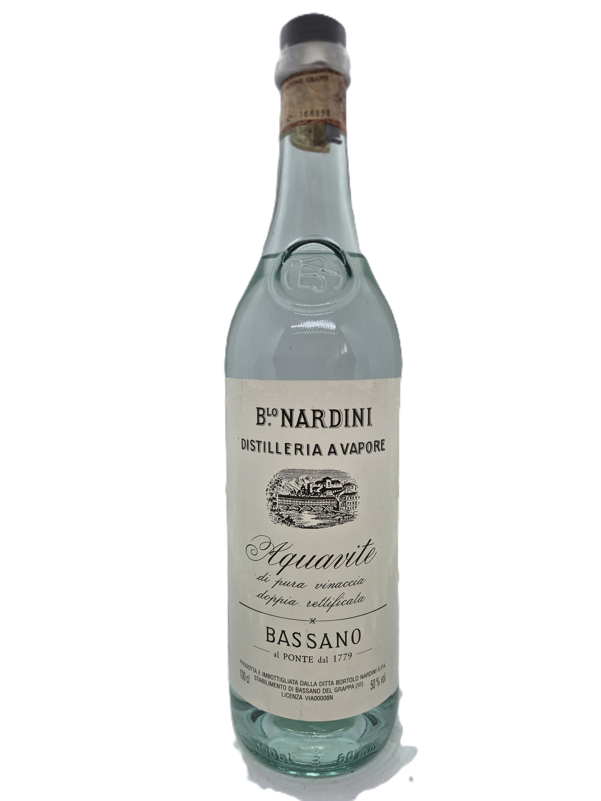 Acquavite di pura vinaccia doppia rettificata Nardini