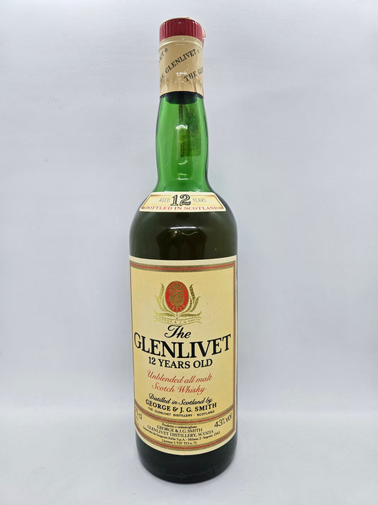 The Glenlivet 12 years old Unblended all Malt Scotch Whisky Turnberry