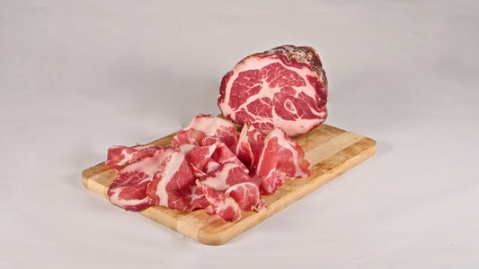 Coppa stagionato emiliana di Salumificio Eredi Corneti Zocca trancio da 1,000 kgs